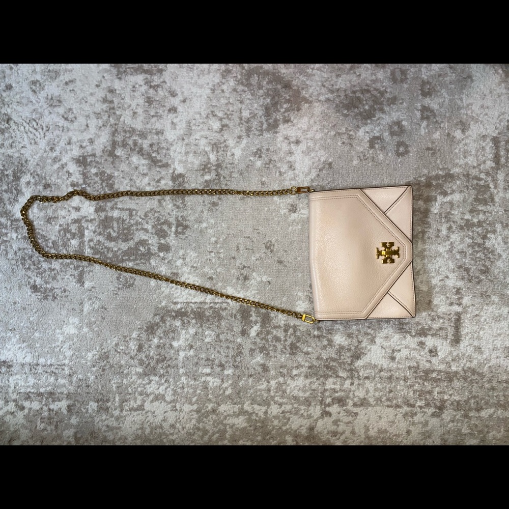 Tory Burch CREAM &gold chain  PURSE